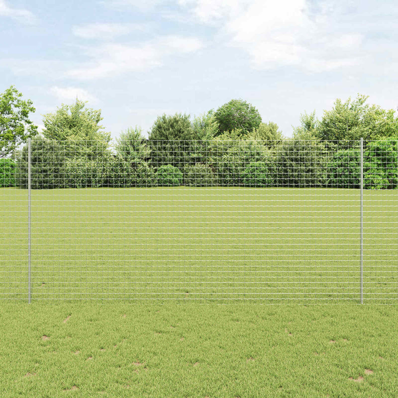 Afbeelding laden in galerijviewer, Vidaxl euro-hek met palen 10 x 1,6 m gegalvaniseerd staal mesh
