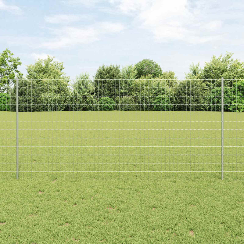 Afbeelding laden in galerijviewer, Vidaxl euro-hek met palen 10 x 1,2 m gegalvaniseerd staal mesh
