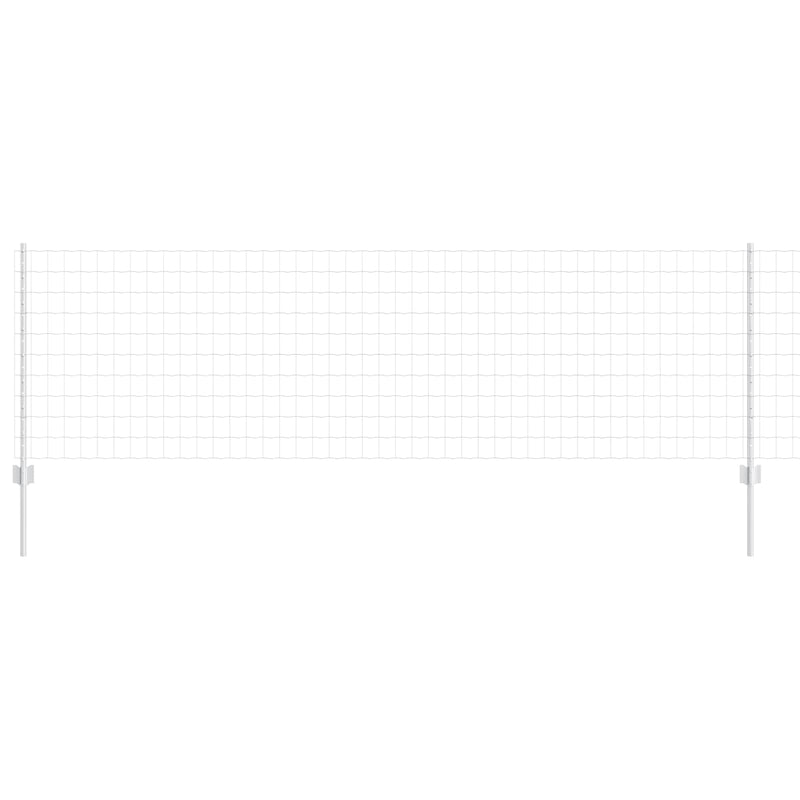 Afbeelding laden in galerijviewer, Vidaxl euro-hek met palen 25 x 0,8 m gegalvaniseerd staal mesh
