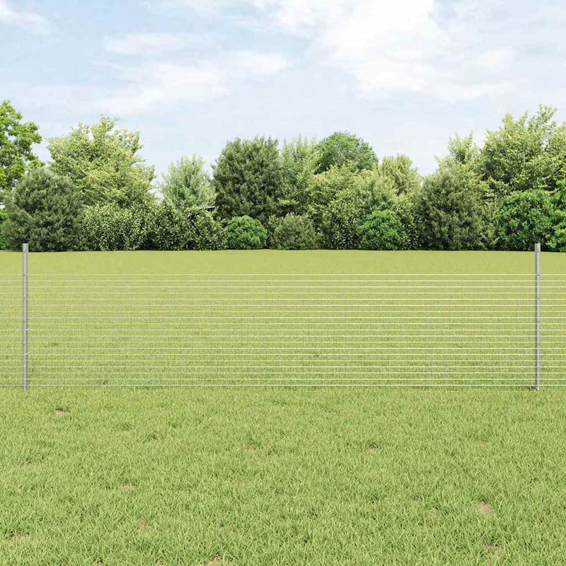 Afbeelding laden in galerijviewer, Vidaxl gelast draadhek met palen 10 x 0,5 m gegalvaniseerd staal mesh
