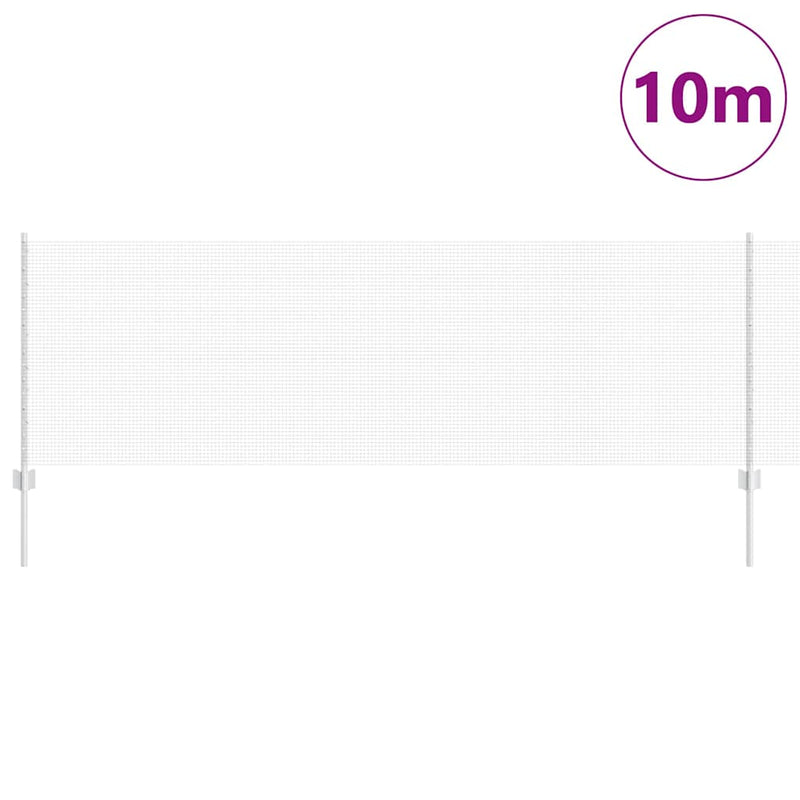 Afbeelding laden in galerijviewer, Vidaxl gelast draadhek met palen 10 x 0,8 m gegalvaniseerd staal mesh
