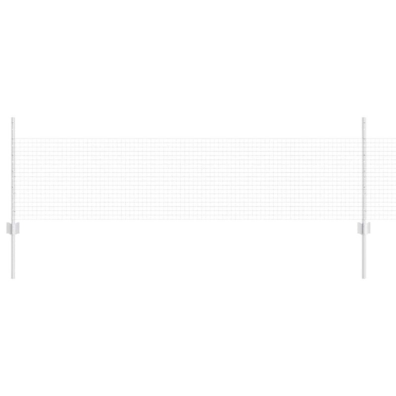 Afbeelding laden in galerijviewer, Vidaxl gelast draadhek met palen 25 x 0,5 m gegalvaniseerd staal mesh
