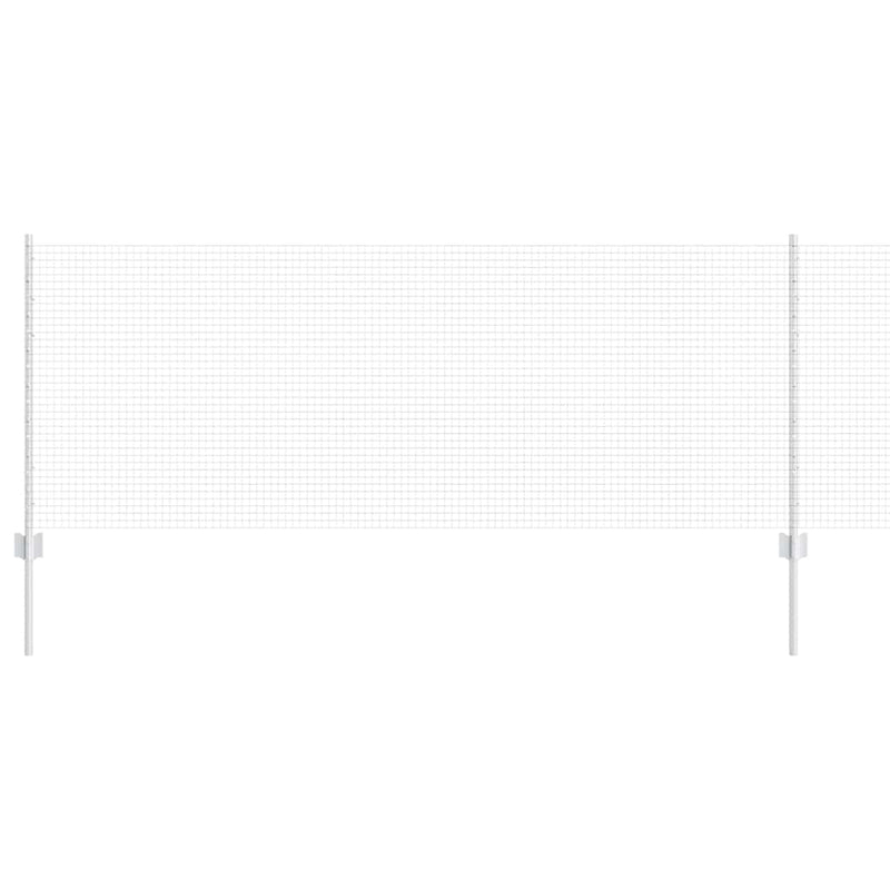 Afbeelding laden in galerijviewer, Vidaxl gelast draadhek met palen 25 x 0,8 m gegalvaniseerd staal mesh
