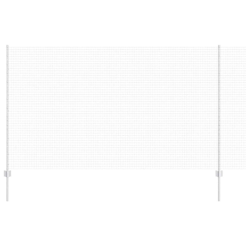 Afbeelding laden in galerijviewer, Vidaxl gelast draadhek met palen 25 x 1,4 m gegalvaniseerd staal mesh
