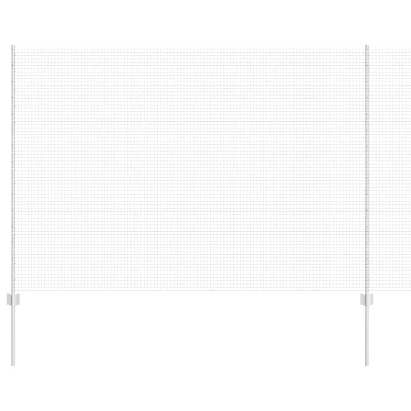 Afbeelding laden in galerijviewer, Vidaxl gelast draadhek met palen 25 x 1,5 m gegalvaniseerd staal mesh
