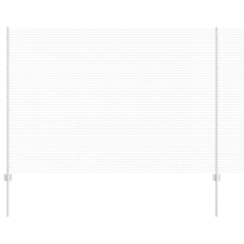 Afbeelding laden in galerijviewer, Vidaxl gelast draadhek met palen 25 x 1,5 m gegalvaniseerd staal mesh
