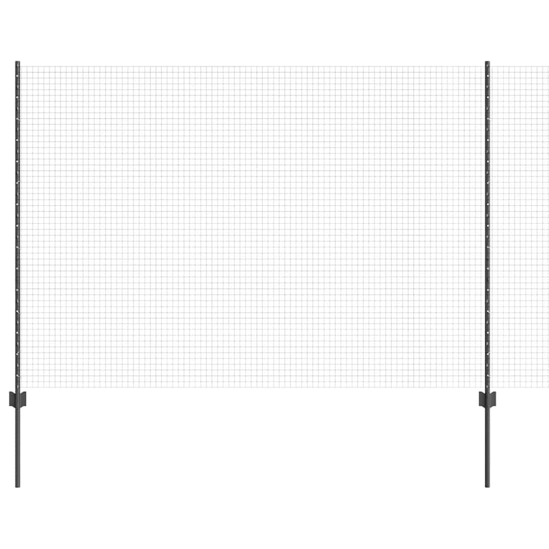 Afbeelding laden in galerijviewer, Vidaxl gelast draadhek met palen 25 x 1,5 m gegalvaniseerd staal grijs

