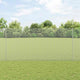 Vidaxl hek met paal zilver 1,6 x 25 m staal