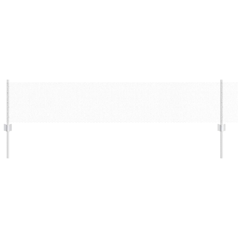 Afbeelding laden in galerijviewer, Vidaxl hek met paal zilver 0,4 x 50 m staal
