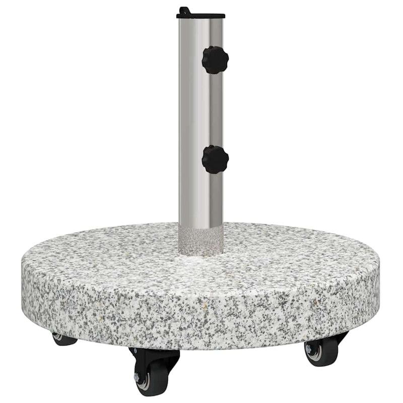 Afbeelding laden in galerijviewer, Vidaxl parasolvoet grijs 45 x 45 x 45 cm graniet en rvs
