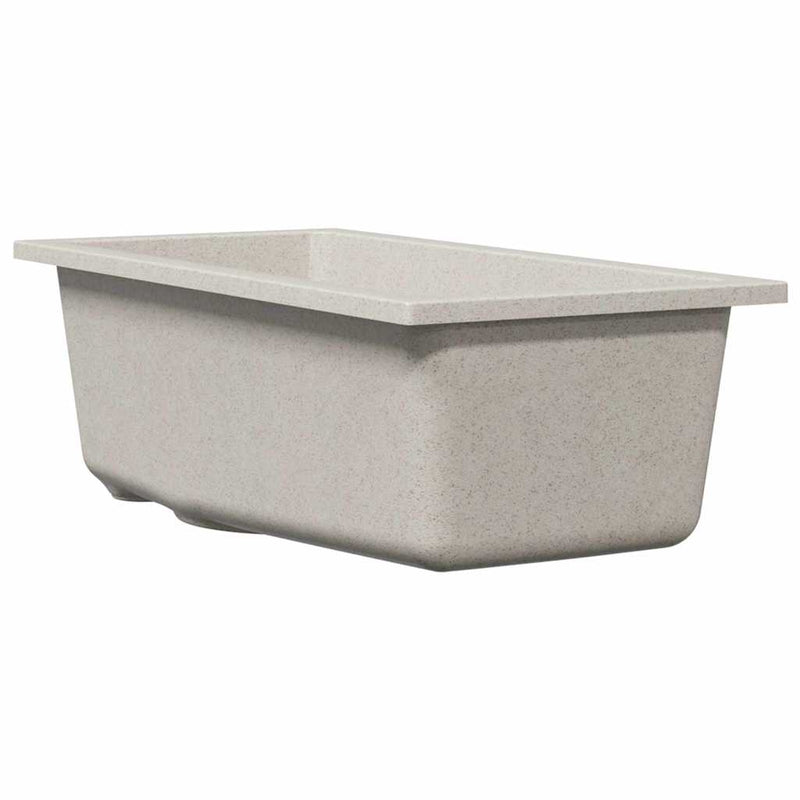 Afbeelding laden in galerijviewer, Vidaxl keukenwasbak beige 21 x 44 x 14 cm graniet
