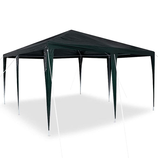 Vidaxl partytent groen 400 x 400 x 266 cm polyethyleen en staal