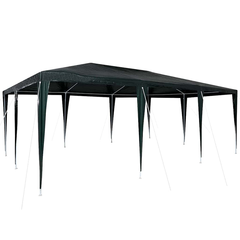 Afbeelding laden in galerijviewer, Vidaxl partytent groen 600 x 400 x 266 cm polyethyleen en staal
