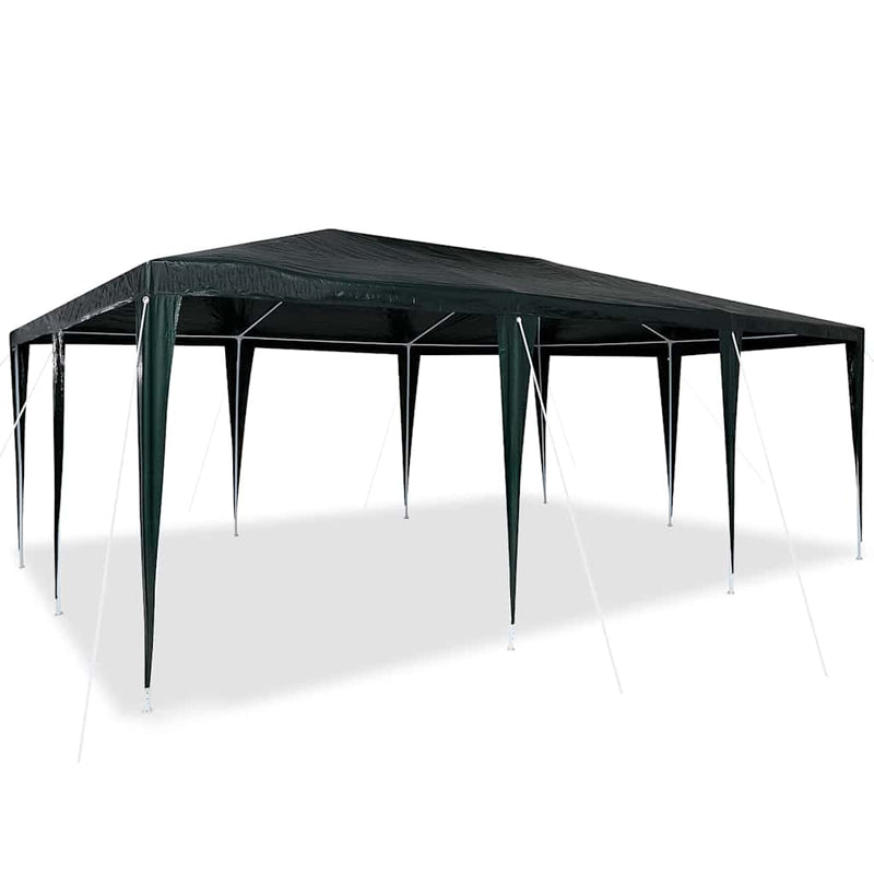 Afbeelding laden in galerijviewer, Vidaxl partytent groen 600 x 400 x 266 cm polyethyleen en staal

