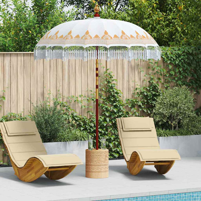 Afbeelding laden in galerijviewer, Vidaxl balinese parasol 190 x 190 x 260 cm
