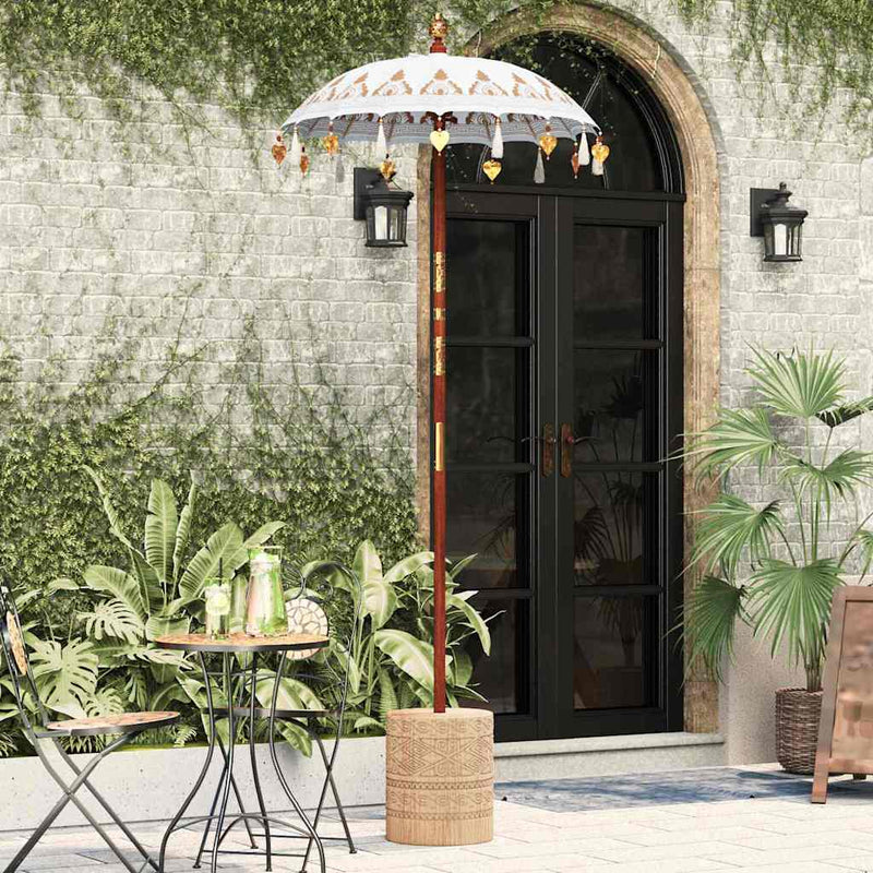 Afbeelding laden in galerijviewer, Vidaxl balinese parasol 125 x 125 x 260 cm
