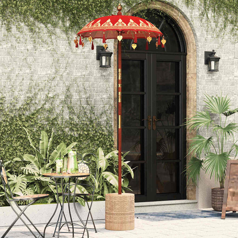 Afbeelding laden in galerijviewer, Vidaxl balinese parasol 125 x 125 x 260 cm

