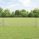 Vidaxl gaashek 25 x 0,6 m verzinkt staal zilver