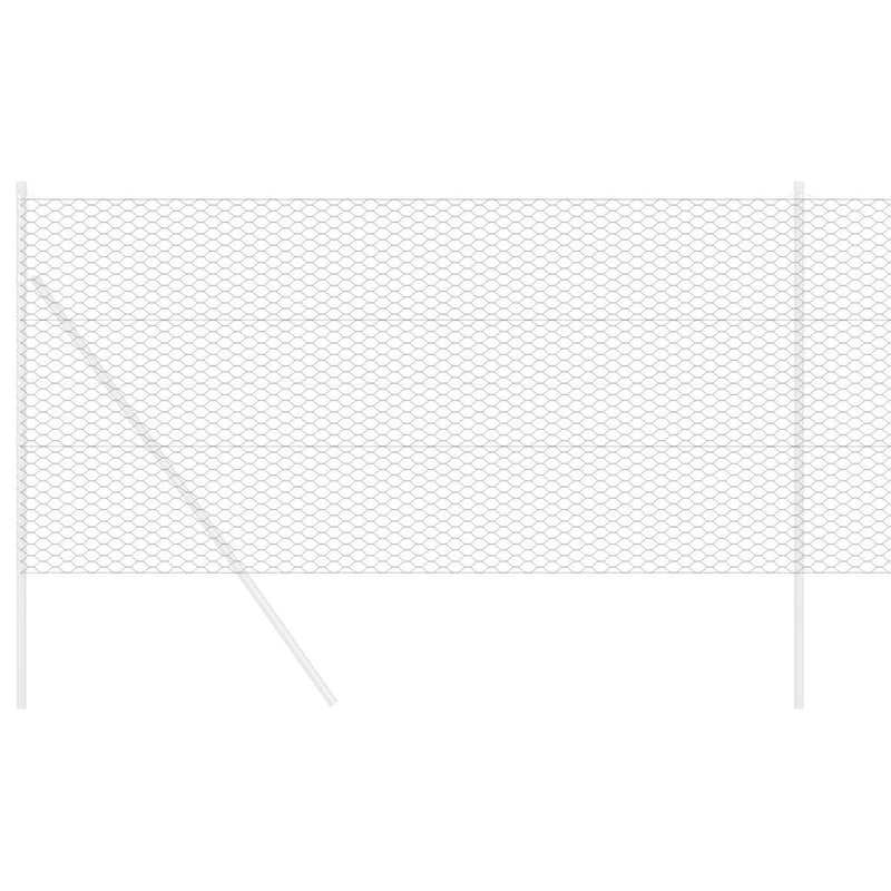 Afbeelding laden in galerijviewer, Vidaxl hexagon hek 1,2 x 50 m pvc grijs
