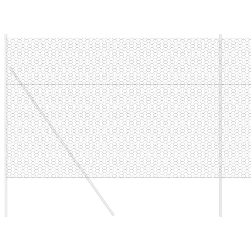 Afbeelding laden in galerijviewer, Vidaxl hexagon hek 1,5 x 100 m pvc grijs
