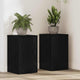 Vidaxl plantenstandaard 2 pcs zwart eiken 30 x 30 x 50 cm bewerkt hout