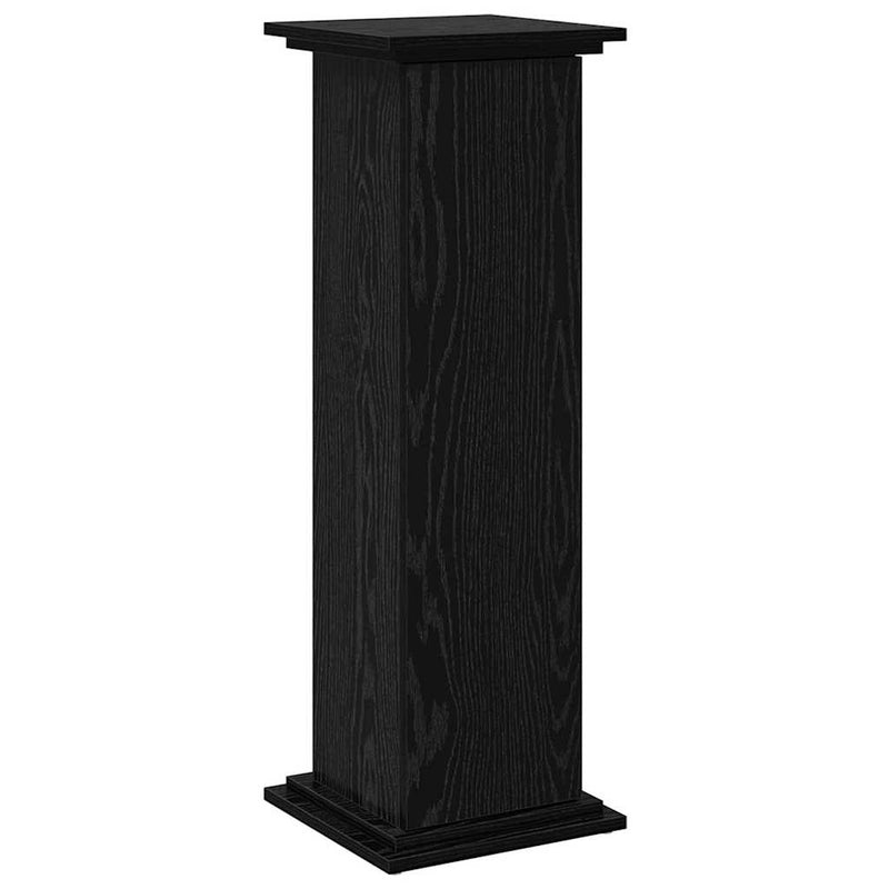 Afbeelding laden in galerijviewer, Vidaxl displaystand met plank zwart eiken 31 x 30 x 90 cm bewerkt hout
