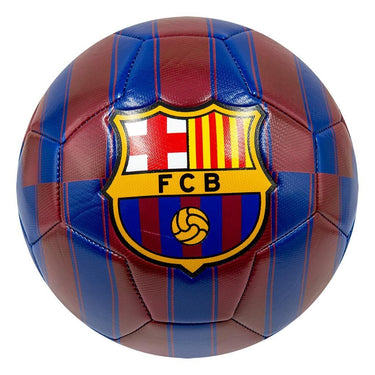 Overige merken voetbal barcelona maat 5 blauw rood