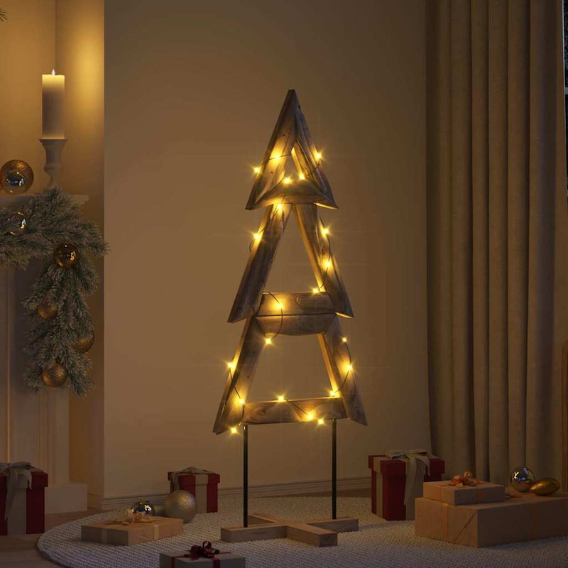 Afbeelding laden in galerijviewer, Vidaxl kerstboom bruin 149,5 cm massief teakhout
