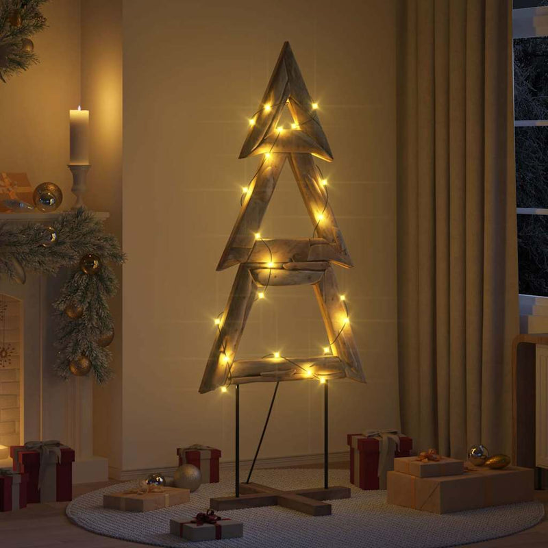 Afbeelding laden in galerijviewer, Vidaxl kerstboom bruin 181 cm massief teakhout
