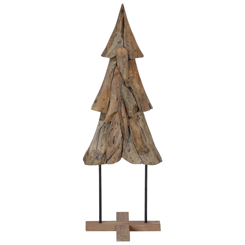 Afbeelding laden in galerijviewer, Vidaxl kerstboom bruin 121 cm massief teakhout
