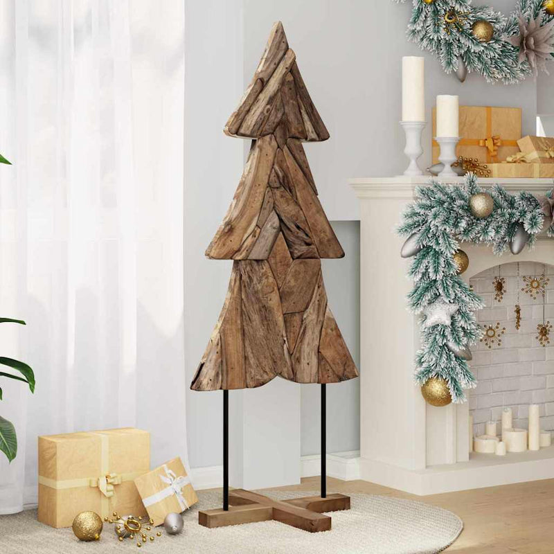 Afbeelding laden in galerijviewer, Vidaxl kerstboom bruin 151 cm massief teakhout
