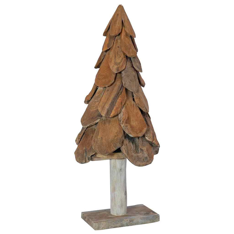 Afbeelding laden in galerijviewer, Vidaxl kerstboom bruin 91 cm massief teakhout
