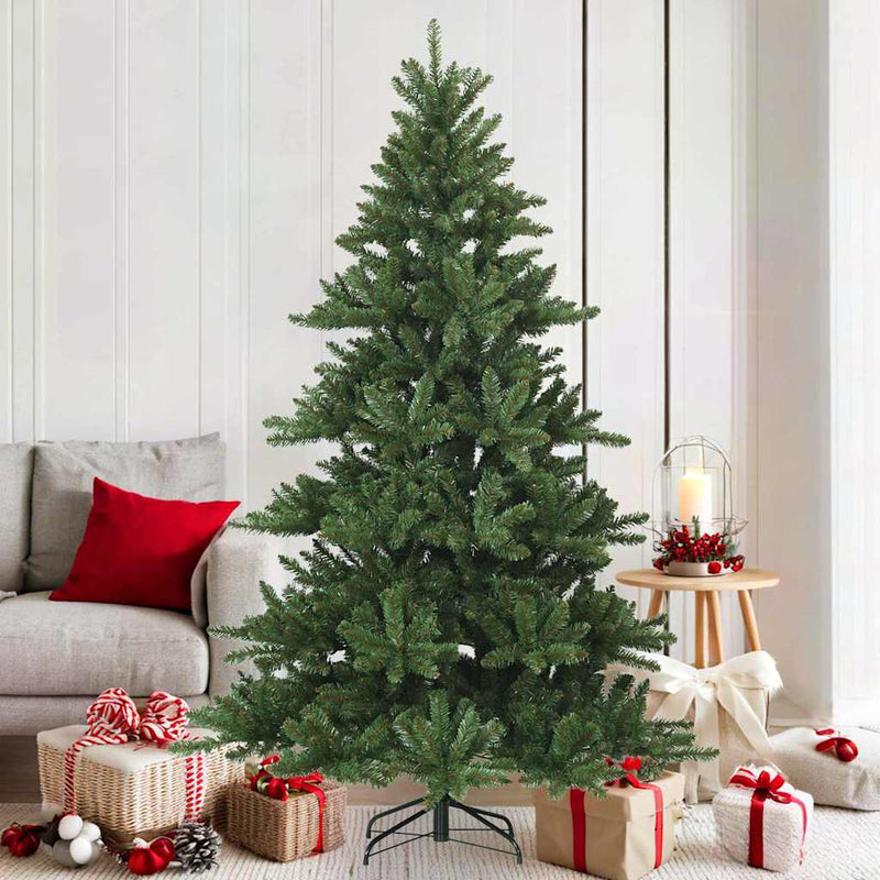 Afbeelding laden in galerijviewer, Vidaxl kunstmatige inklapbare kerstboom groen 180 cm pvc, staal
