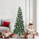 Vidaxl hoek kunstkerstboom met 300 led groen 180 cm pvc en metaal