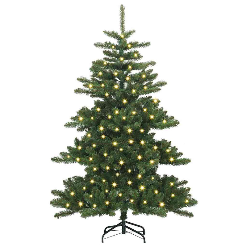 Afbeelding laden in galerijviewer, Vidaxl kunstmatige inklapbare kerstboom groen 150 cm pvc en staal
