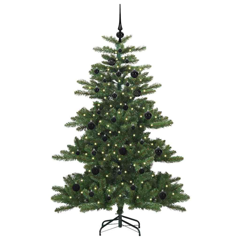 Afbeelding laden in galerijviewer, Vidaxl kunstmatige inklapbare kerstboom groen 150 cm pvc en staal
