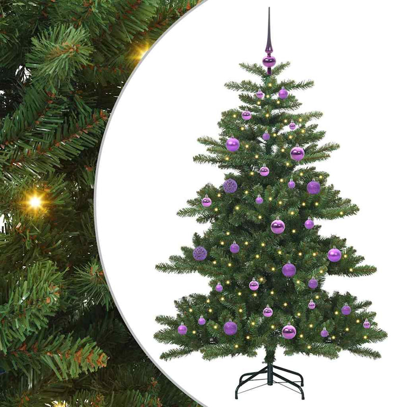 Afbeelding laden in galerijviewer, Vidaxl kunstmatige inklapbare kerstboom groen 150 cm pvc
