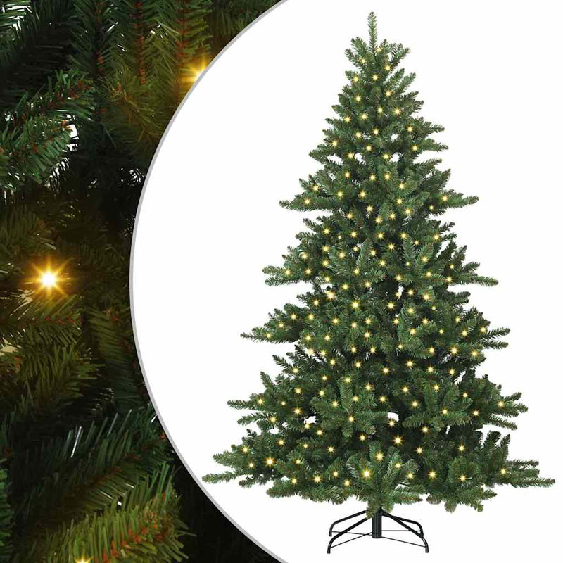 Afbeelding laden in galerijviewer, Vidaxl kunstmatige inklapbare kerstboom groen 180 cm pvc en staal

