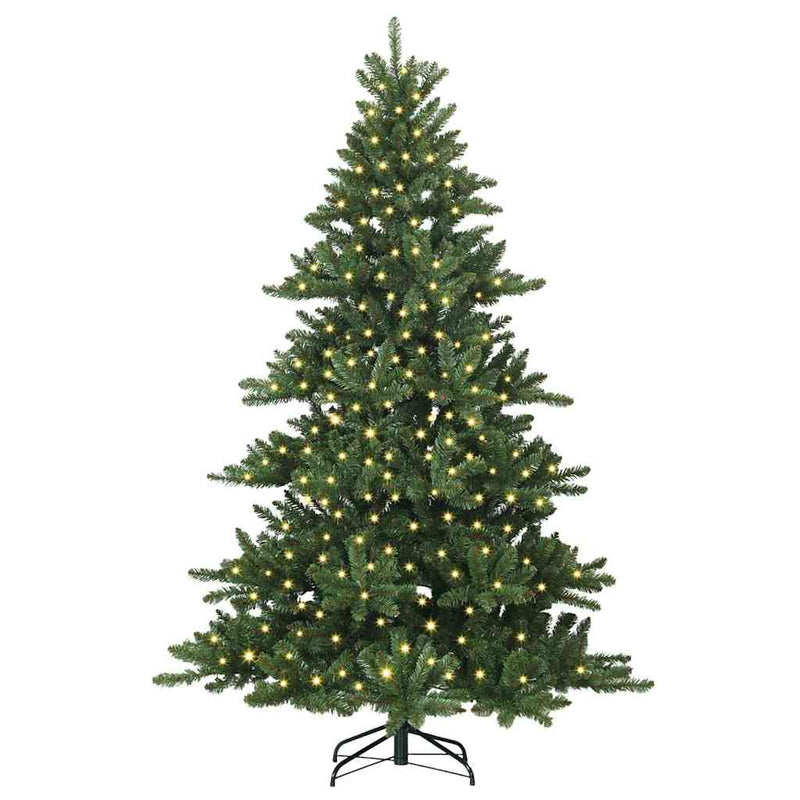 Afbeelding laden in galerijviewer, Vidaxl kunstmatige inklapbare kerstboom groen 180 cm pvc en staal
