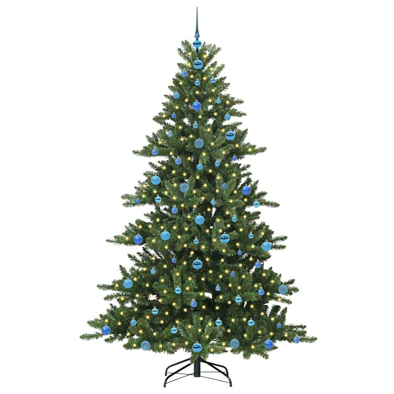 Afbeelding laden in galerijviewer, Vidaxl kunstmatige inklapbare kerstboom groen 210 cm pvc
