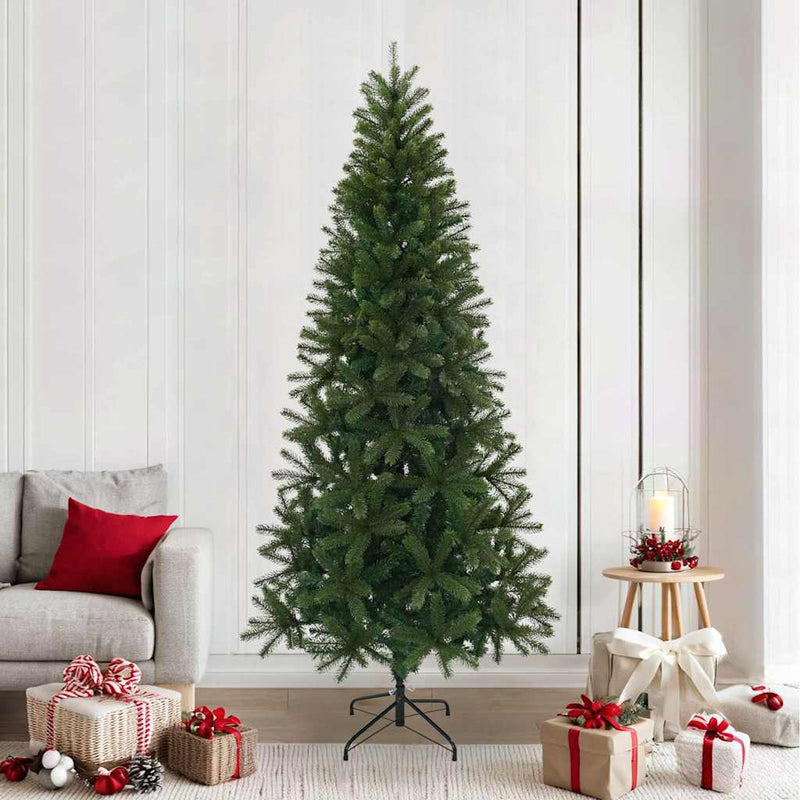 Afbeelding laden in galerijviewer, Vidaxl kunstkerstboom met standaard groen 240 cm pvc, pe en staal
