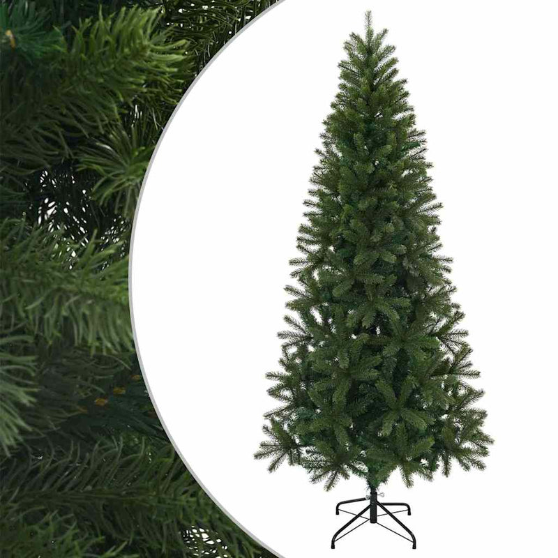 Afbeelding laden in galerijviewer, Vidaxl kunstkerstboom met standaard groen 240 cm pvc, pe en staal
