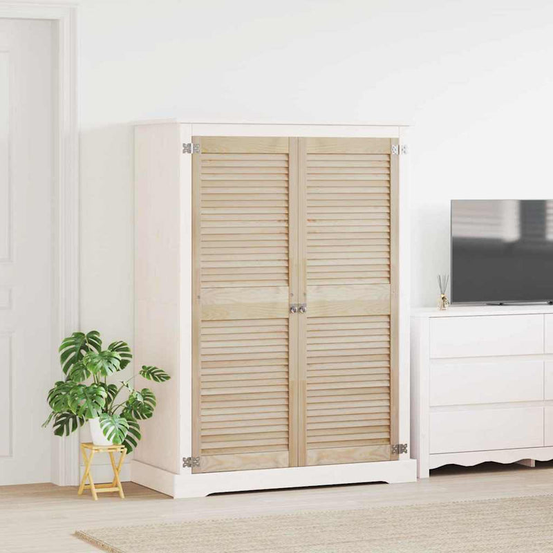 Afbeelding laden in galerijviewer, Vidaxl kastdeur 2 pcs naturel 49,5 x 2,1 x 140,5 cm massief grenenhout
