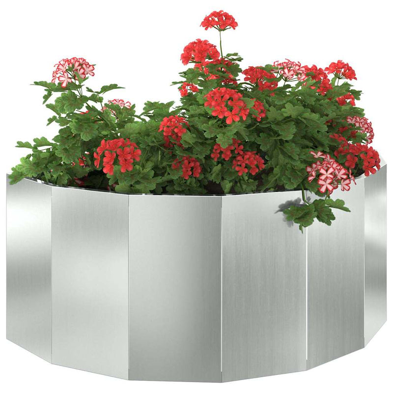 Afbeelding laden in galerijviewer, Vidaxl plantenbak zilver 90 x 45 x 35 cm gegalvaniseerd staal
