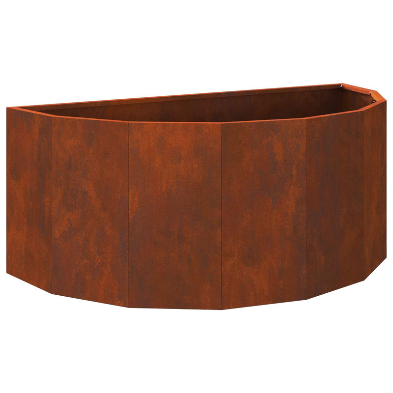 Afbeelding laden in galerijviewer, Vidaxl plantenbak roestig 90 x 45 x 35 cm cortenstaal
