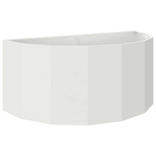 Vidaxl plantenbak wit 120 x 60 x 50 cm staal