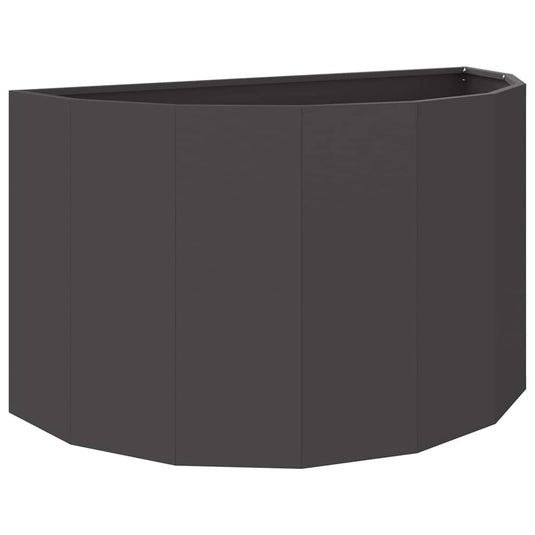 Vidaxl plantenbak zwart 90 x 45 x 50 cm staal