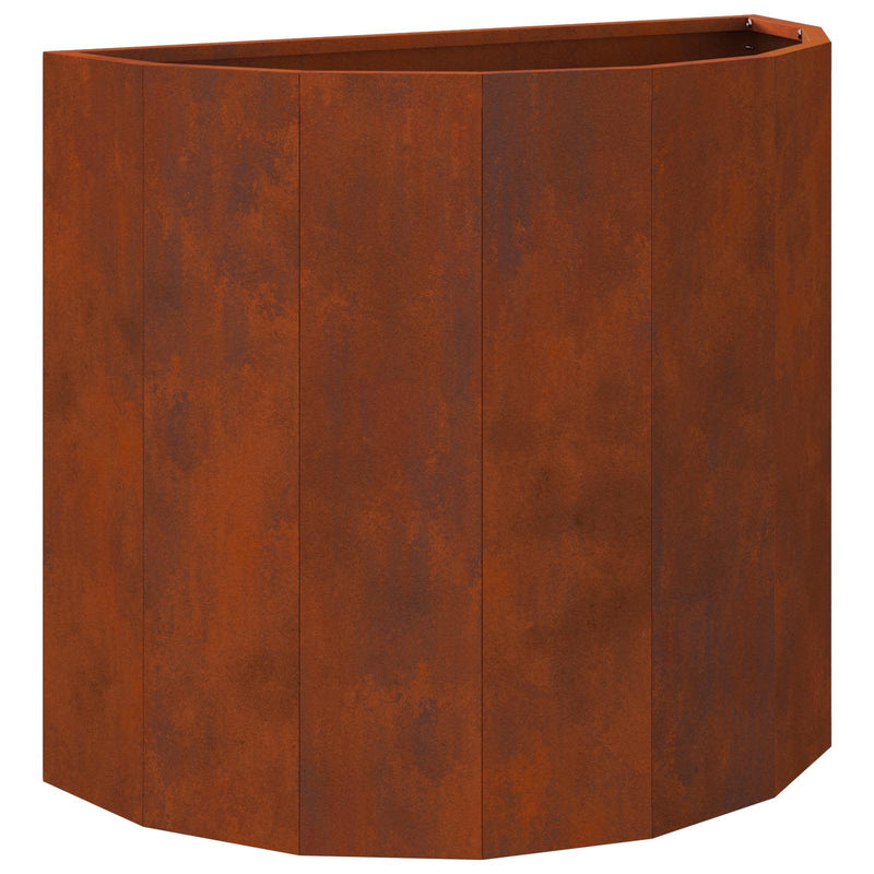 Afbeelding laden in galerijviewer, Vidaxl plantenbak roestig 60 x 30 x 50 cm weervast staal
