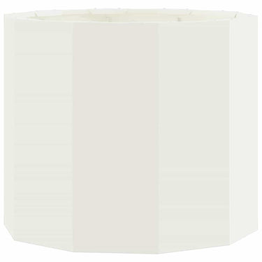 Vidaxl plantenbak wit 60 x 60 x 50 cm staal