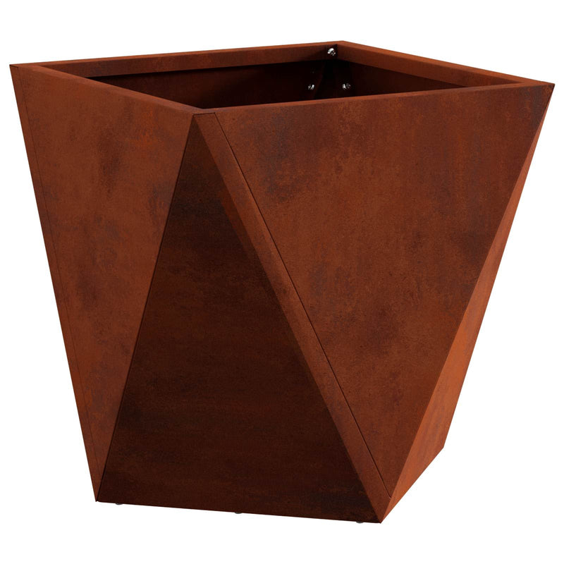 Afbeelding laden in galerijviewer, Vidaxl plantenbak roestig 30 x 30 x 30 cm cortenstaal
